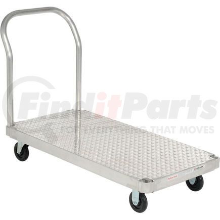 Global Industrial 585468T Magliner&#174; Aluminum Platform Truck with Diamond Deck 60 x 30 1000 Lb. Cap.