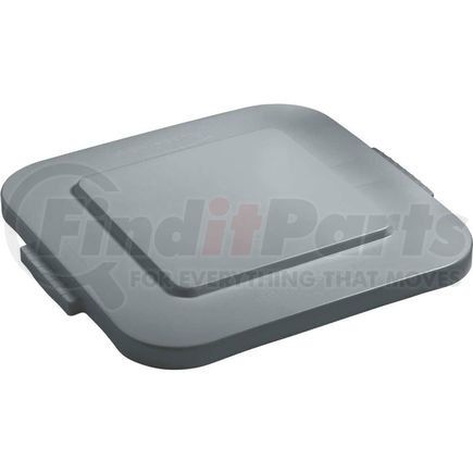 Rubbermaid FG353900GRAY Flat Lid For 40 Gallon Square Rubbermaid Brute Waste Receptacles - Gray