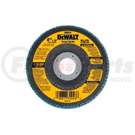 DEWALT DW8311 DeWalt DW8311 Flap Disc Type 29 4-1/2" x 5/8-11" 36 Grit Zirconia