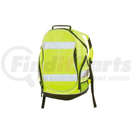 ERB 29003 ERB&#8482; 29003, BPI Backpack, Hi-Vis Lime, 19" x 12-1/2" x 8"