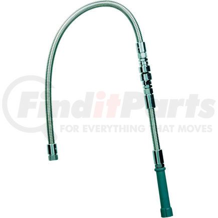 T&S Brass B-0044-V9 T&S Brass B-0044-V9 Flexible Stainless Steel Hose, W/Backflow Preventer 44"