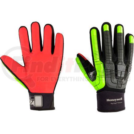 North Safety 42-612BY/11XXL Rig Dog&#153; 42-612BY/11XXL Impact Resistant Gloves, ANSI A6 Cut Palm, Slip-On Cuff, Size 11