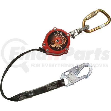 North Safety PFL-2-Z7/9FT Miller&#174; Scorpion&#8482; 9'L Fall Limiter, Steel Twist-Lock Carabiner, PFL-2-Z7/9FT