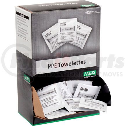 MSA 697383 MSA Safety Respirator Towelettes, 7-1/4" x 5", 100/Box, 697383