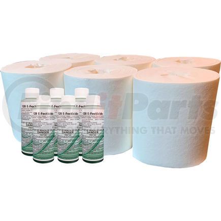 Evolution Sorbent Products 74491EF Spilfyter&#174; Disinfecting Wipe Kit Pro Refill - 6 Refill Rolls