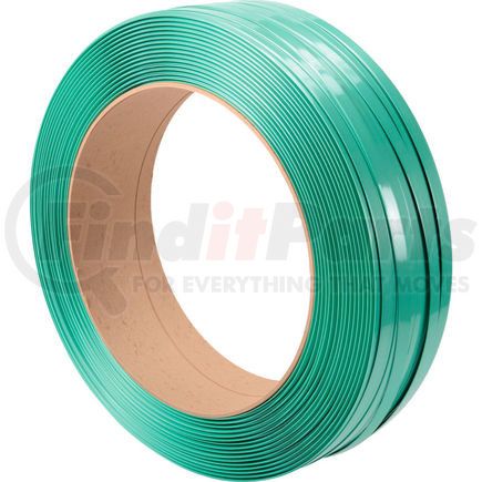 Pac Strapping Prod Inc 6850256G24W Polyester Strapping 3/4" x .050" x 2,400' Green 16" x 6" Core