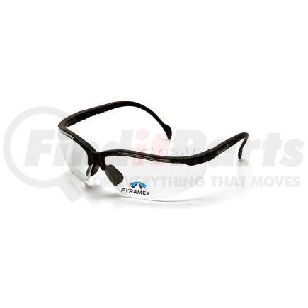 Pyramex Safety Glasses SB1810R10 V2 Readers&#174; Eyewear Clear +1.0 Lens , Black Frame