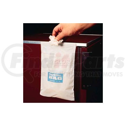 Bel-Art Products, Inc. 13174-1008 Bel-Art Cleanware&#153; White Self Adhesive Waste Bags, Holds 3 lb., 1 mil Thick, 8"W x 10"H, 50/PK