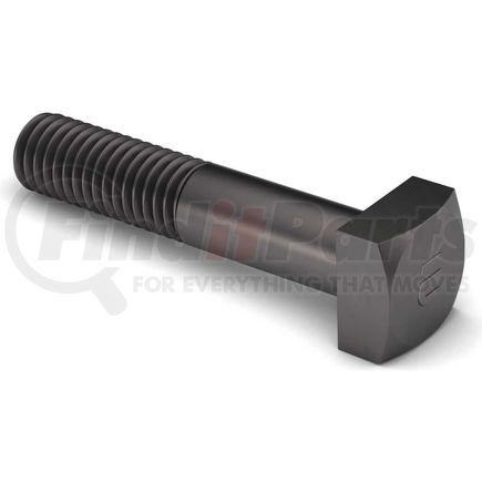 Earnest 287255P 3/4-10 x 5" Square Head Bolt - Carbon Steel - Plain - Partial Thread - Coarse - Pkg of 5