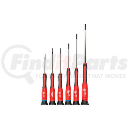 Milwaukee 48-22-2606 Milwaukee&#174; 48-22-2606 6 Pc. Precision Screwdriver Set W/ Case