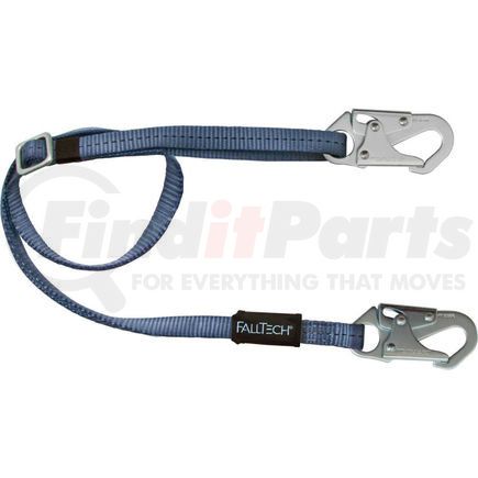 Falltech 8209 FallTech&#174; 8209 4' to 6' Restraint Lanyard, Adjustable Single Leg, with 2 Snap Hooks