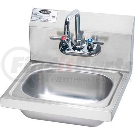 Krowne HS-2L Krowne&#174; HS-2L 16" Wide Hand Sink Compliant, Wrist Handles