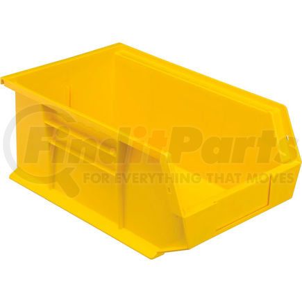 Quantum Storage Systems QUS241YL Global Industrial&#153; Plastic Stack & Hang Bin, 8-1/4"W x 13-5/8"D x 6"H, Yellow