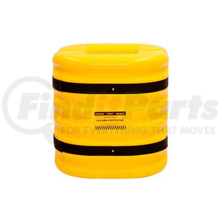 Justrite 1724-8 Eagle Column Protector, 8" Column Opening, 24" High, Yellow, 1724-8