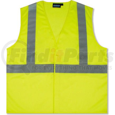 ERB 61426 Aware Wear&#174; ANSI Class 2 Economy Mesh Vest, 61426 - Lime, Size L