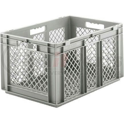 Schaeffer Material EF6323.GY1 SSI Schaefer Euro-Fix Mesh Container EF6323 - 24" x 16" x 13", Gray