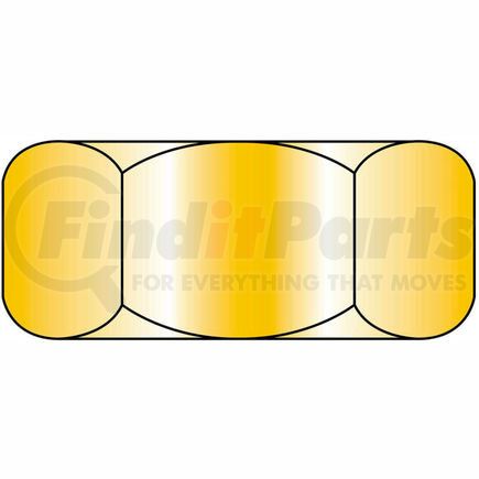 Brighton-Best 321050 Finished Hex Nut - 1/4-20 - Low Carbon Steel - Zinc Yellow - UNC - Pkg of 200 - Brighton-Best 321050