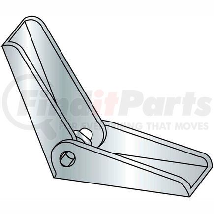 Brighton-Best 262022 1/4-20 - Toggle Anchor Wing - Steel - Zinc CR+3 - Pkg of 100 - Brighton-Best 262022