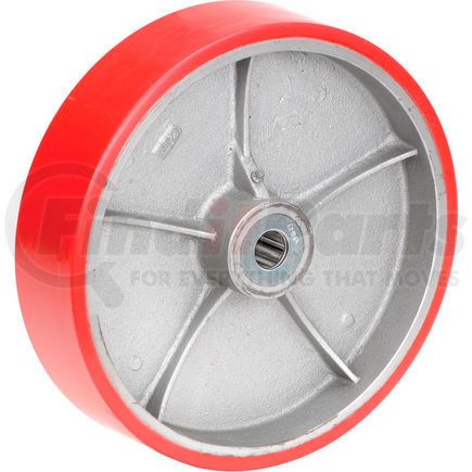 Casters, Wheels & Industrial Handling CW-1230-PSRB Global Industrial™ 12" x 3" Polyurethane Wheel - Axle Size 1"