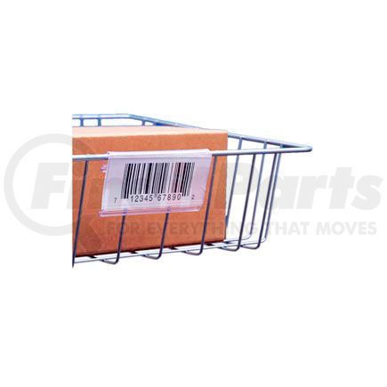 Aigner Index Inc SL1206 Label Holder, Wire Basket/Display, Clear 6" (25 pcs/pkg)