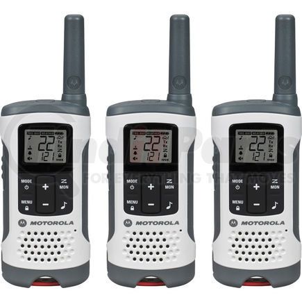 Motorola T260TP Motorola Talkabout &#174; T260TP Rechargeable Two-Way Radios, White - 3 Pack