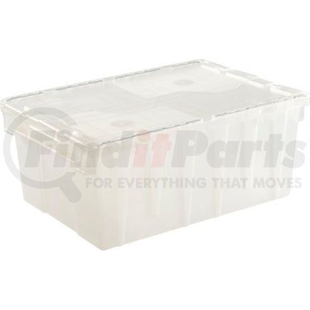 LEWISBins+ FP143-Clear ORBIS Flipak&#174; Attached Lid Container FP143 -21-4/5 x 15-1/5 x 9-4/5, Clear