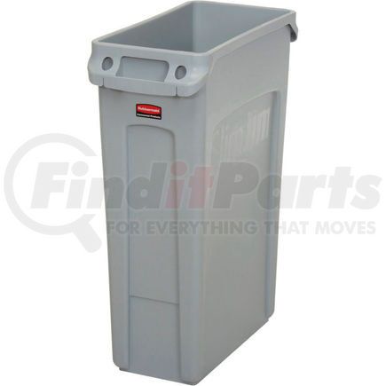 Rubbermaid FG354060GRAY Rubbermaid&#174; Slim Jim&#174; Recycling Can, 23 Gallon, Gray