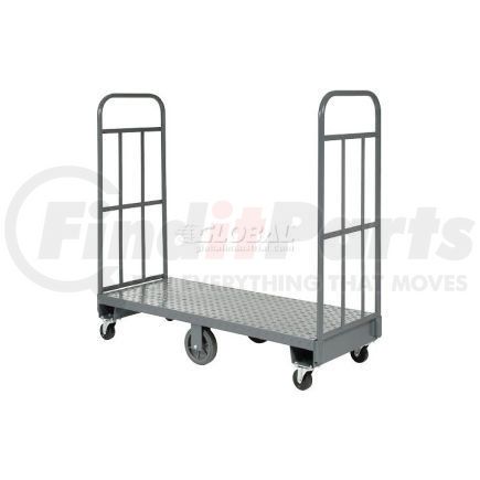 Global Industrial 330036 Global Industrial&#153; Steel Deck Narrow Aisle U-Boat Platform Truck, 60"x24", 1500 Lb. Cap.