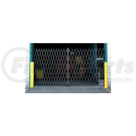 Global Industrial 620865 Global Industrial&#8482; Double Folding Security Gate 16'W x 6-1/2'H