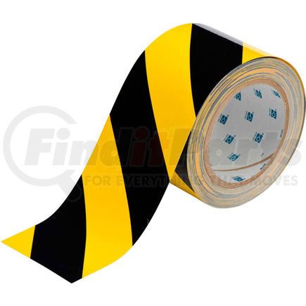 Brady 104347 Brady&#174; 104347 ToughStripe Floor Marking Tape, Polyester 3"W X 100'L Black/Yellow