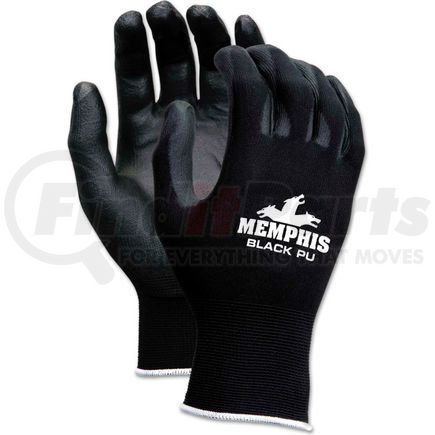 MCR Safety 9669XL MCR Safety 9669XL Economy PU Coated Work Gloves, 13-Gauge, Black, X-Large, 12 Pairs