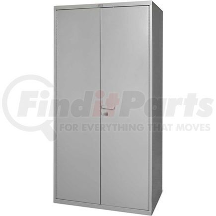 Hallowell GM6SC6472-4HG Global Industrial&#153; All-Welded Heavy Duty Storage Cabinet, 16 Gauge, 36"Wx24"Dx72"H, Gray