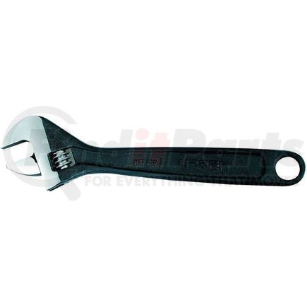 Urrea 708S Urrea Adjustable Wrench, 708S, 8" Long, 1" Max Opening, Black Finish