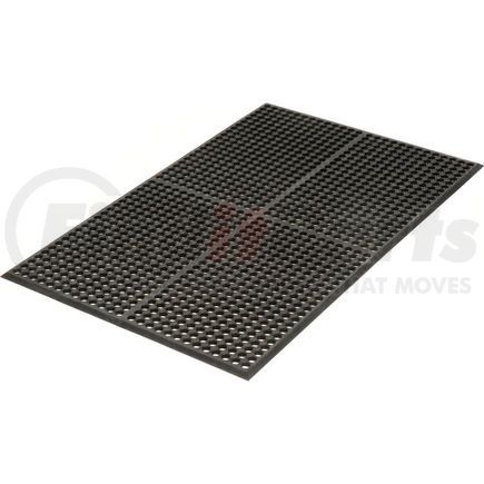 Apache 3937809203X5 Apache Mills WorkStep&#153; Anti Fatigue Drainage Mat 1/2" Thick 3' x 5' Black