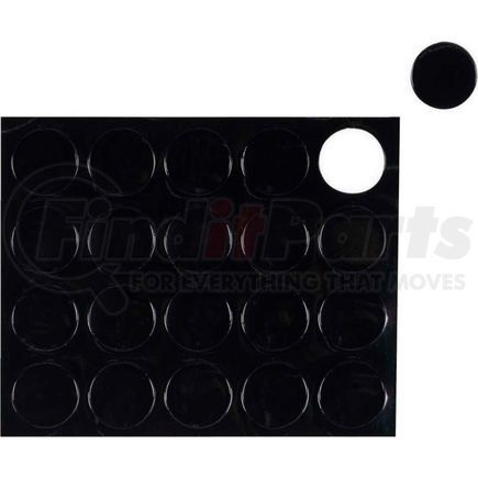 Bi-Silque Visual Communication Product, Inc. FM1605 MasterVision Black Circle Magnets, Pack of 20