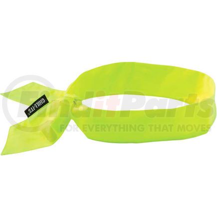 Ergodyne 12301 Ergodyne&#174; Chill-Its&#174; 6700 Evaporative Cooling Bandana - Tie, Lime