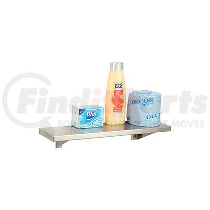 Bobrick B295x18 Bobrick&#174; Stainless Steel Shelf - 18"W x 5"D - B295x18