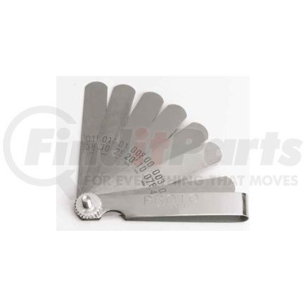 Proto J000A Proto J000A 9 Blade Standard Feeler Gauge Set, 3-1/16" X 1/2" Blades