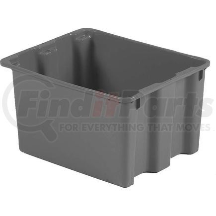 LEWISBins+ SN2013-12QGY LEWISBins Polylewton Polyethylene Tote - 19-1/2 X13X12-3/8 - Gray