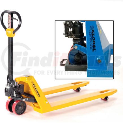 Global Industrial 988876 Global Industrial&#153; Pallet Jack Truck & Chock Combo, 27" x 48" Forks 