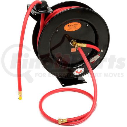 Legacy L8611 Legacy&#8482; L8611 Workforce 3/8"x50' 300 PSI Spring Retractable Low Pressure Steel Hose Reel