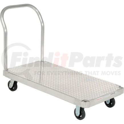 Global Industrial 585469T Magliner&#174; Aluminum Platform Truck with Diamond Deck 60 x 30 1400 Lb. Cap.