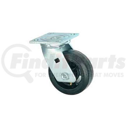 Casters, Wheels & Industrial Handling 1418-6 Faultless Swivel Plate Caster 1418-6 6" Mold-On Rubber Wheel