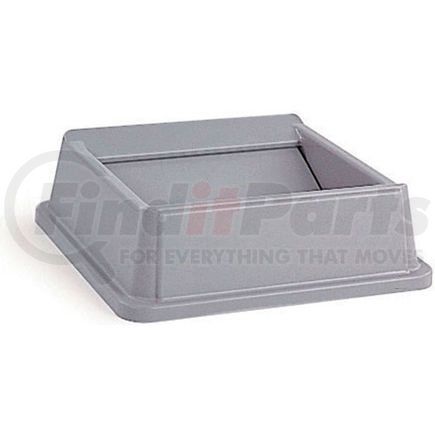 Rubbermaid FG266400GRAY Lid For 35 & 50 Gallon Square Rubbermaid Waste Receptacles - Gray