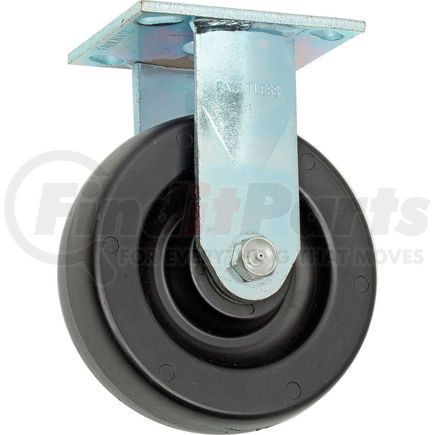 Casters, Wheels & Industrial Handling 3461-6 Faultless Rigid Plate Caster 3461-6 6" Polyolefin Wheel