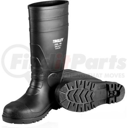 Tingley 31151.10 Tingley&#174; 31151 Economy PVC Knee Boots ,Size 10, Black, Plain Toe, Cleated Outsole