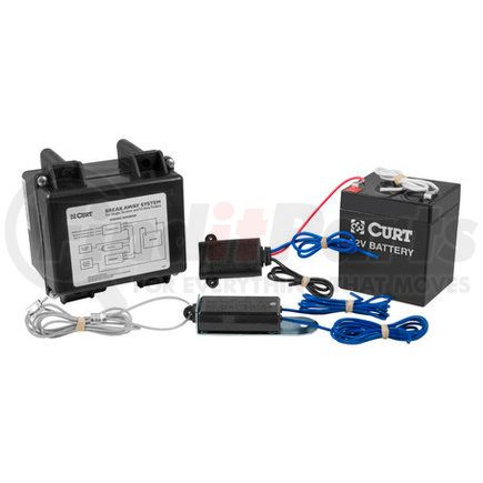 CURT Manufacturing 52040 Soft-Trac 1 Breakaway Kit with Charger