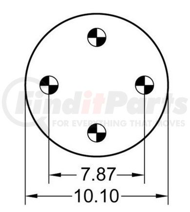 Continental AG 1R12-155 [FORMERLY GOODYEAR]<br>Air Spring Rolling Lobe