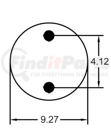 Continental AG 1R12-396 [FORMERLY GOODYEAR]<br>Air Spring Rolling Lobe