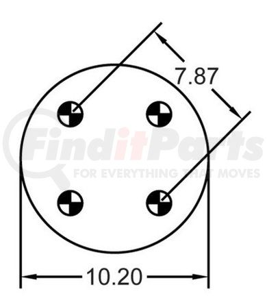 Continental AG 1R13-039 [FORMERLY GOODYEAR]<br>AIR SPRING